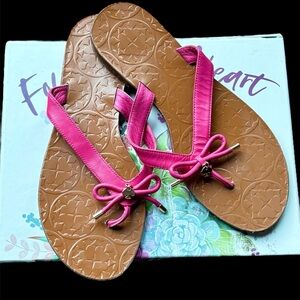 Kate Spade Charles Pink Flat Sandals -Size 8.5